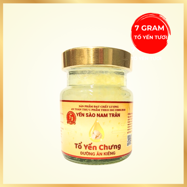 Tổ Yến Chưng Đường Ăn Kiêng - 7 gram tổ yến tươi